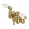 Kingston Brass AE33T7 3-3/8 Inch Wall Mount Tub Faucet, Brushed Brass AE33T7 - alternate 1